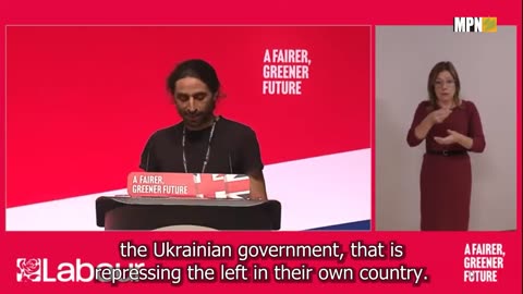 Labour member Angelo Sanchez has been suspended from the party after what he said about Ukraine: