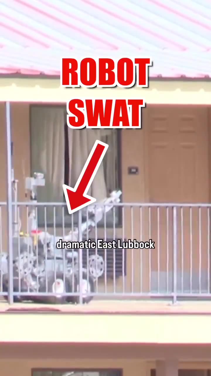 This man was arrested by the first police robot in history.