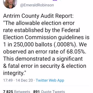 Antrim Country Audit report 68% error