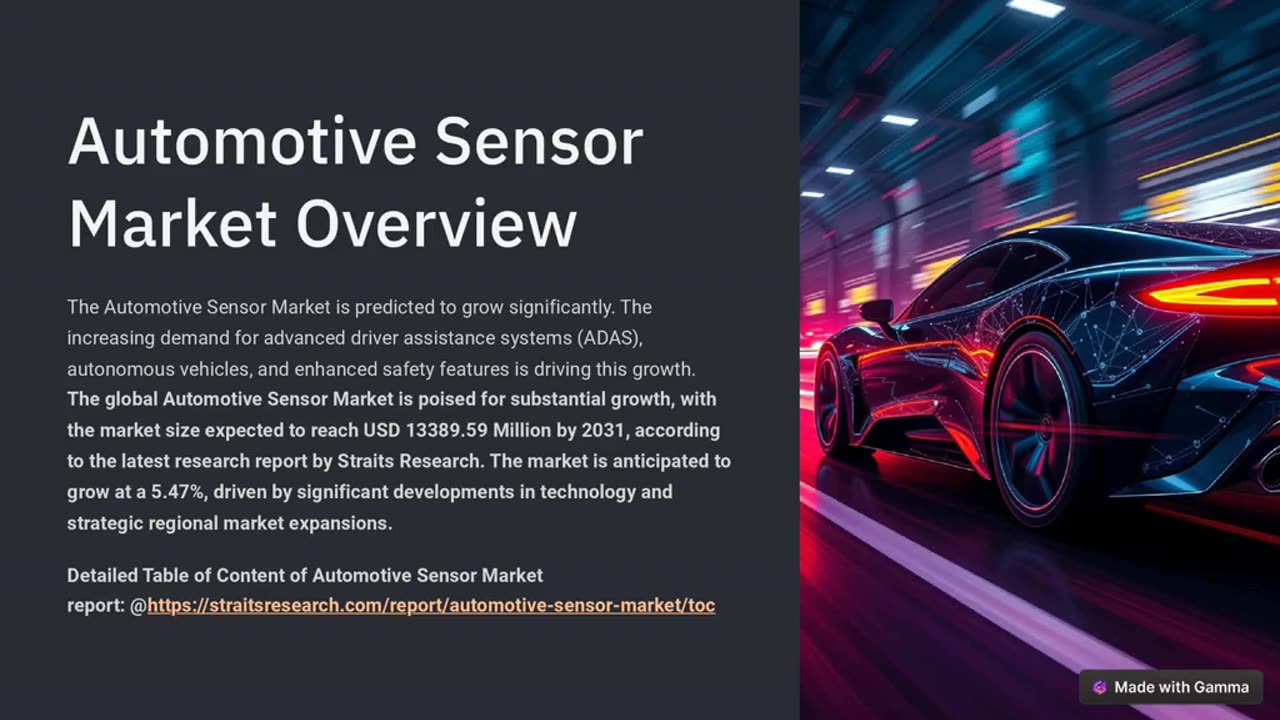 Automotive Sensor Market Size, Share & Trends Analysis Report