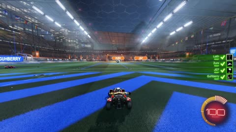 ROCKET LEAGUE, BUT THE BALL GETS FASTER EVERY HIT