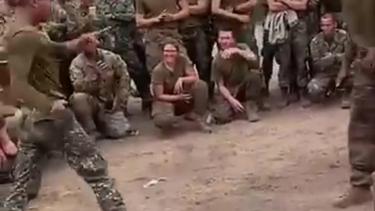 Friendly Knife Fighting Between Philippine Marine And USMC