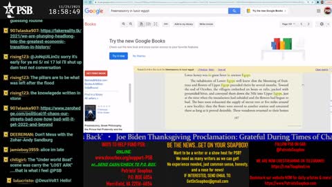 2021-11-25 17:00 EST - Freedom Rings: with Pamphlet Anon