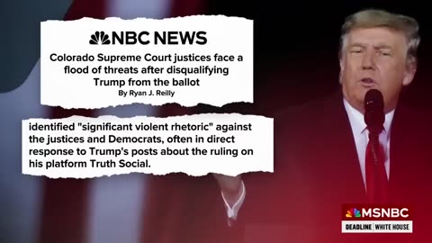 Colorado Supreme Court facing a flood of threats after disqualifying Donald Trump from ballot