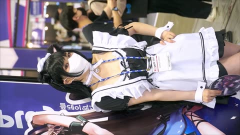 2022 플레이엑스포 이오에이지게임즈 파산마왕 코스프레 모델 직캠 PlayX4 EOAG Games Cosplay Model fancam