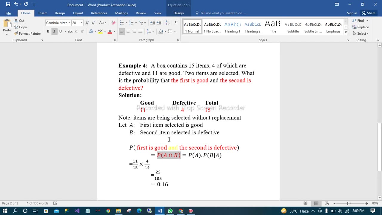 Probability Presentation.