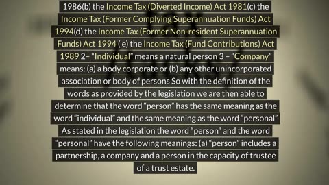 Income tax is only voluntary in Australia