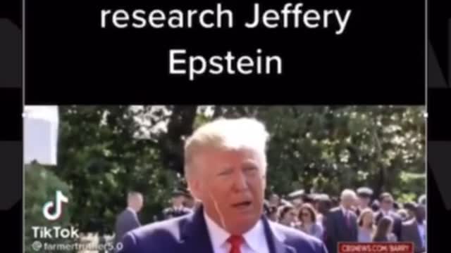 Trump speaks on Jeffery Epstein