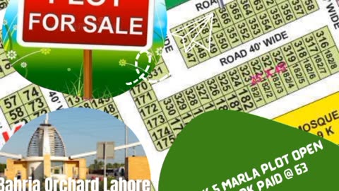 Bahria Orchard new deal 5 Marla f Block