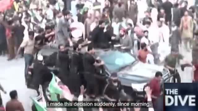 Moment Imran Khan is shot in 'assassination attempt' during Pakistan march