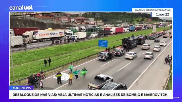 Líder dos caminhoneiros pede fim de paralisação em rodovias e reconhece vitória de Lula