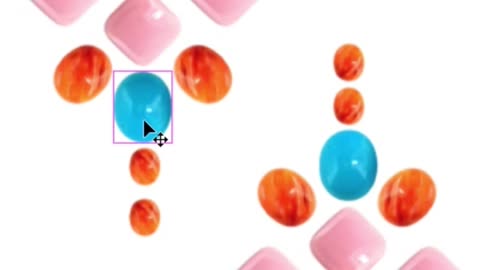 colorful gemstone cabochonfor jewelry making pink shell square-shape loose beads