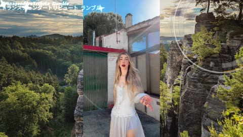 The beauty trans to admire her