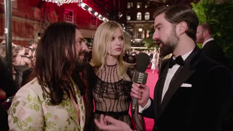 Alessandro Michele Red Carpet Interview British Fashion Awards 2015