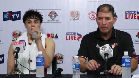 Interview with Best Player Terrence Romeo and Coach Jorge Gallent [Oct. 11, 2024]