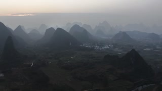 natural beauty in china drone