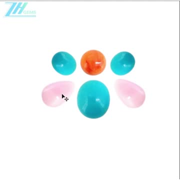 Princess spiny oyster Natural turquoise pear-shape oval shape round beads gemstone06