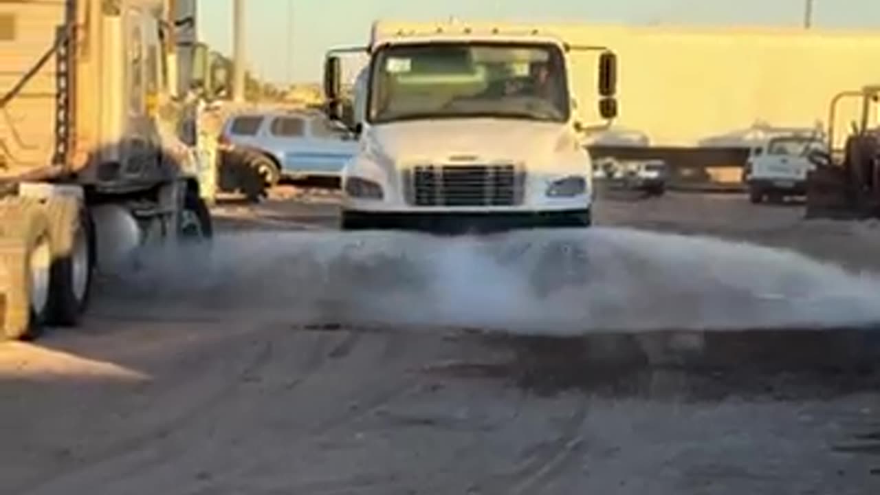 2012 Freightliner M2 Water Truck - Frontal Spraying