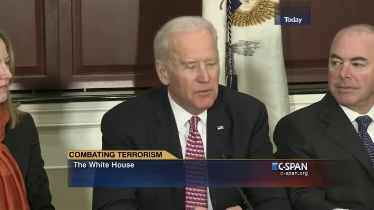 VP Biden with Mayorkas around 2015 - Talking Open Border