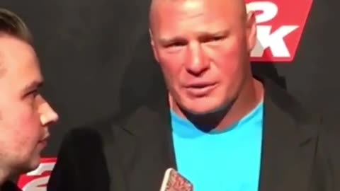 Brock Lesnar on conar McGregor