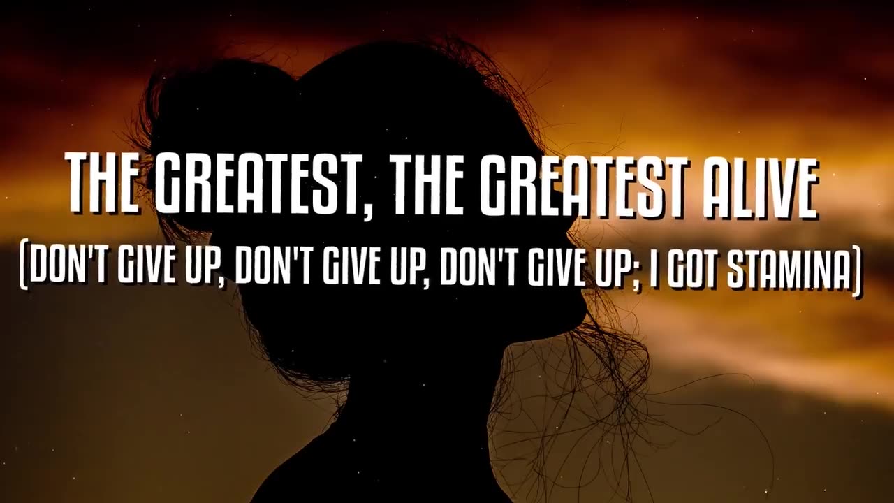 Sia - The Greatest (Lyrics Video)