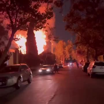 Hollywood arson fire