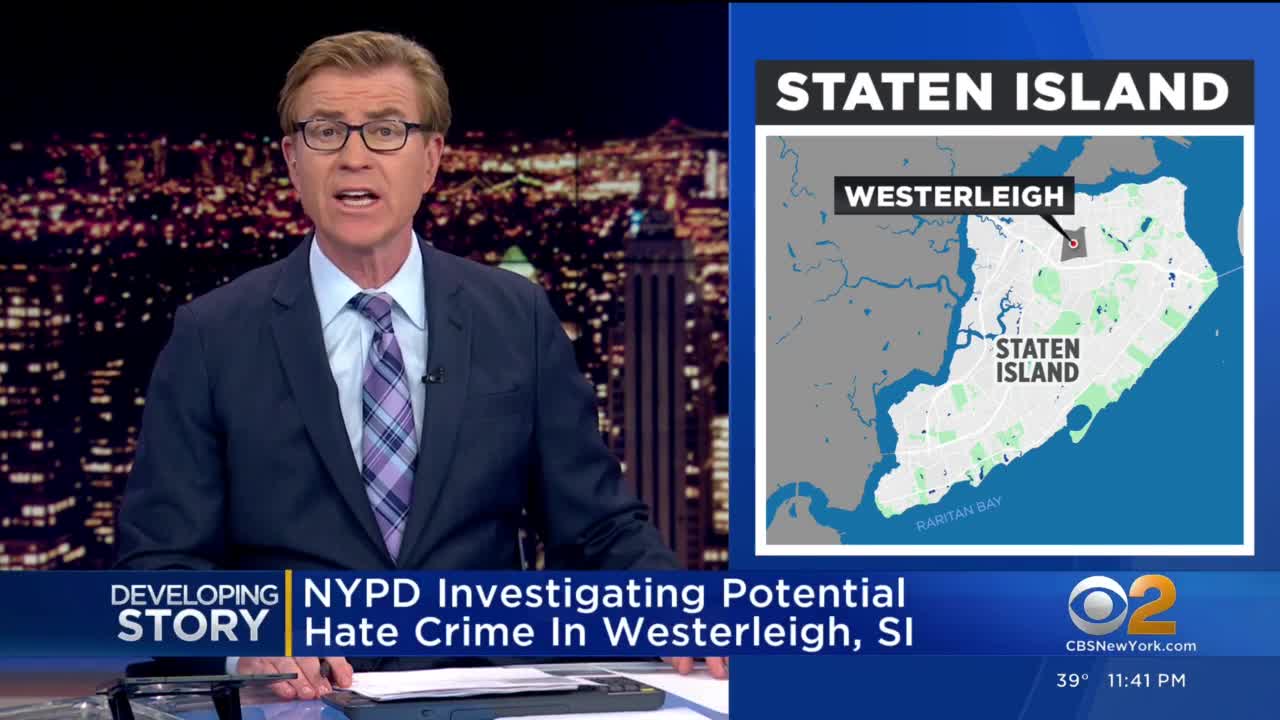 NYPD investigating potential hate crime on Staten Island