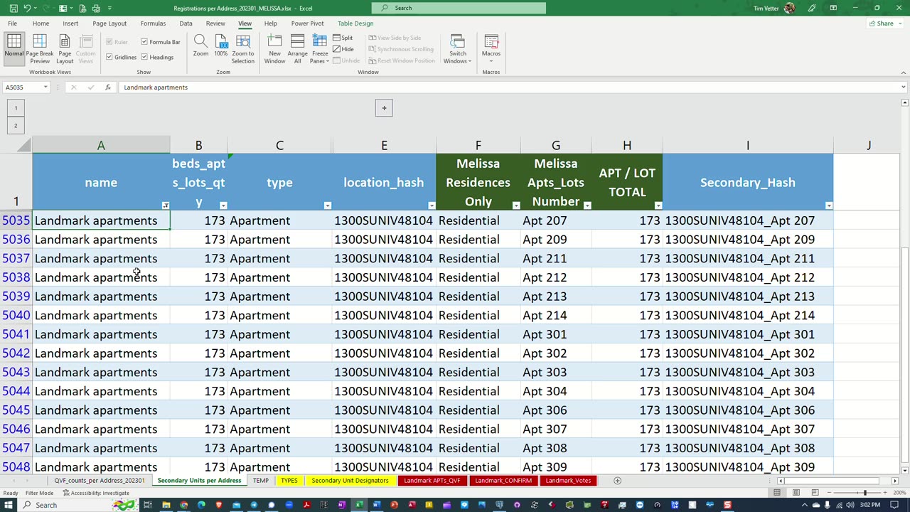 QVF Address Standards_Apartments and Trailer Parks