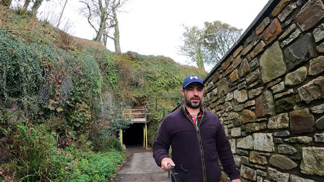 Vlog in a mining tunnel..Saundersfoot Wales. 28th Oct 2022