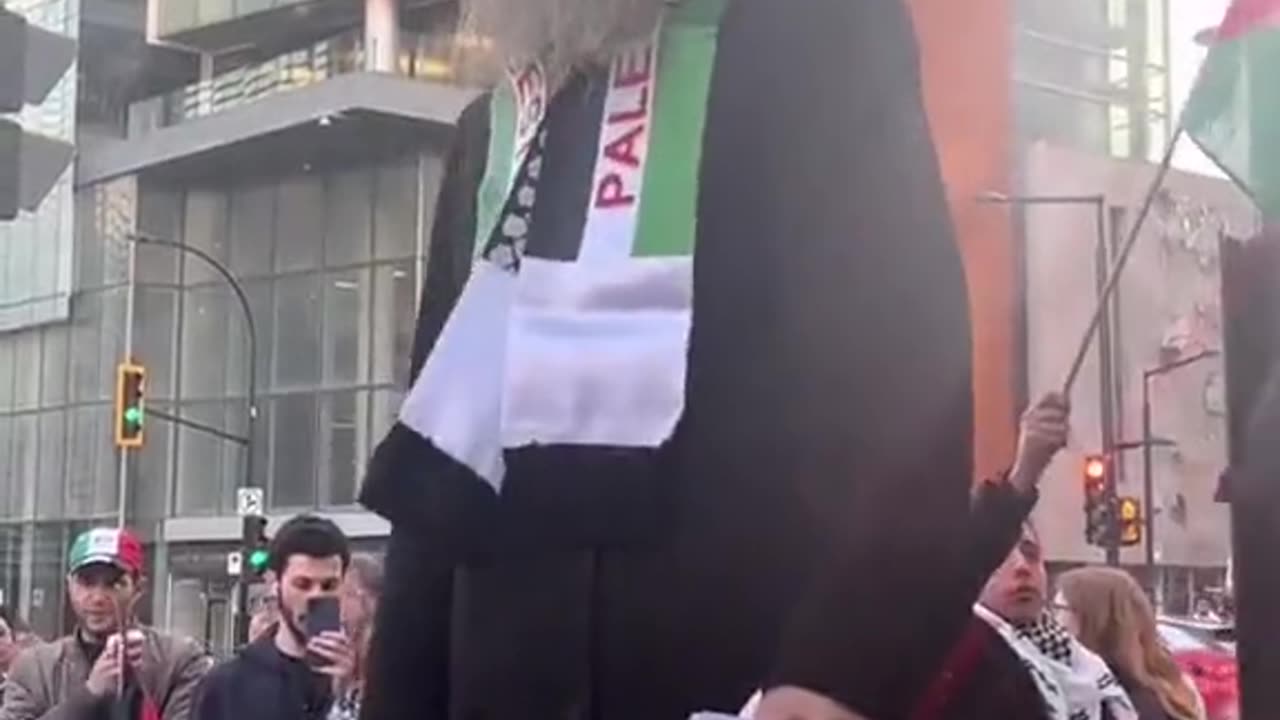 rabbin Dovid Feldman, porte-parole de Neturei Karta groupe intern juif orthodoxe antisioniste