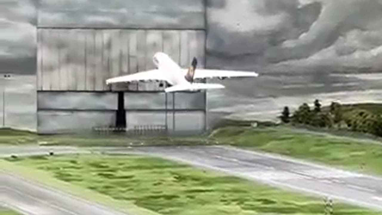 Airbus landing