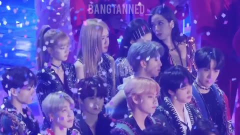 bts and blackpink being awkward af