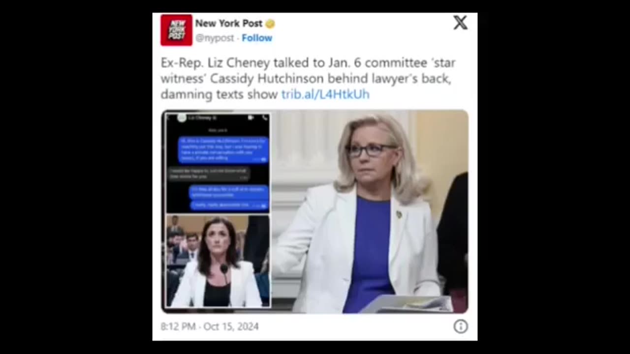 Liz Cheney Talked to January 6 Committee ‘Star Witness’ Behind Lawyer’s Back, Texts Show