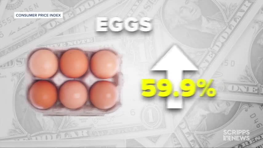 It's not just eggs; other foods are up sharply in price