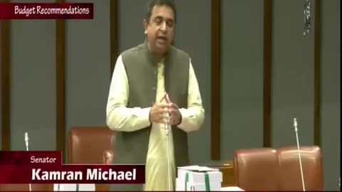 Chairman CCP Kamran Michael says that God's Word is the same Yesterday ,Today and Forever in Senate