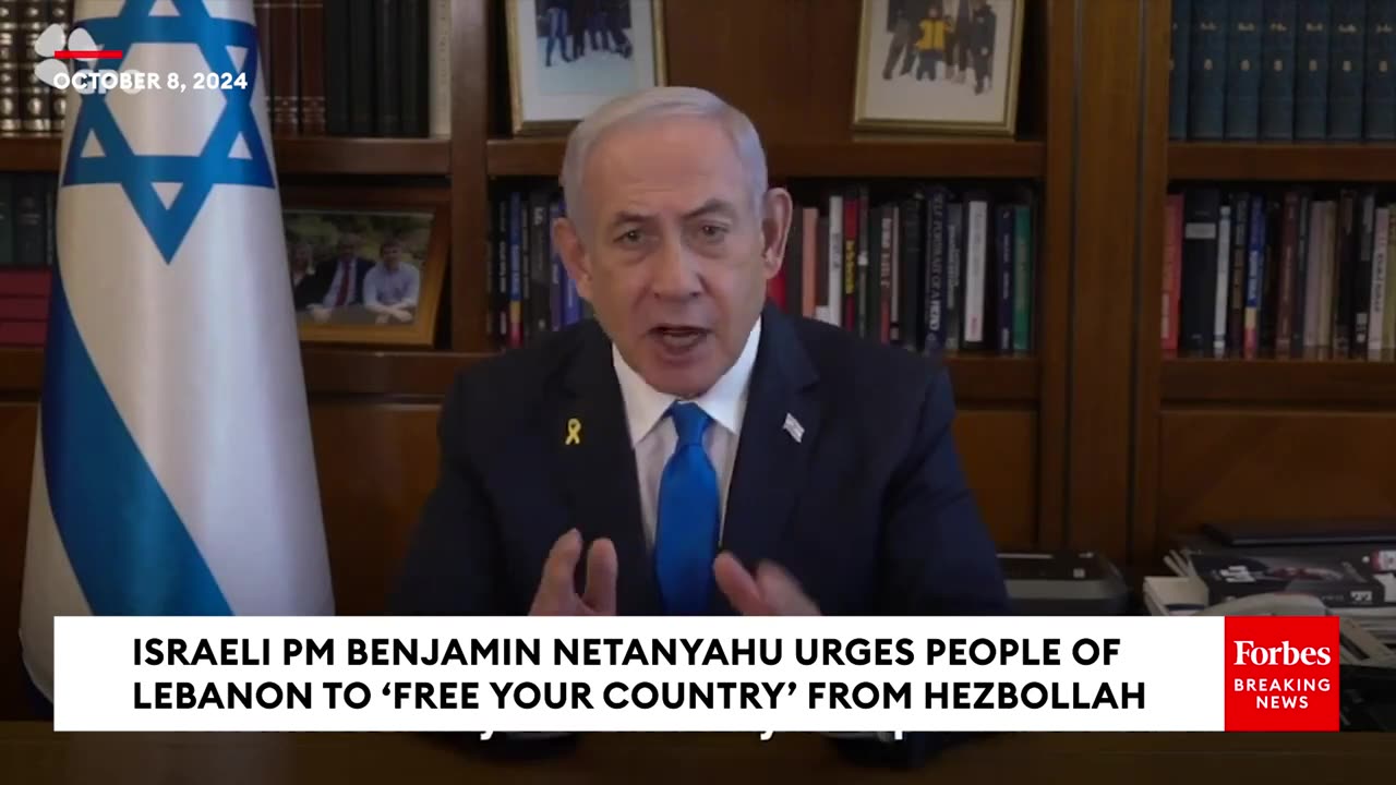 sraeli PM Netanyahu Issues Direct Call To People Of Lebanon To 'Free' Themselves From Hezbollah