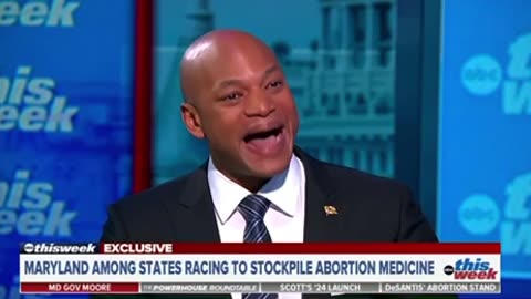 MD Democrat Governor Wes Moore Says He will Lead the way on Killing Babies