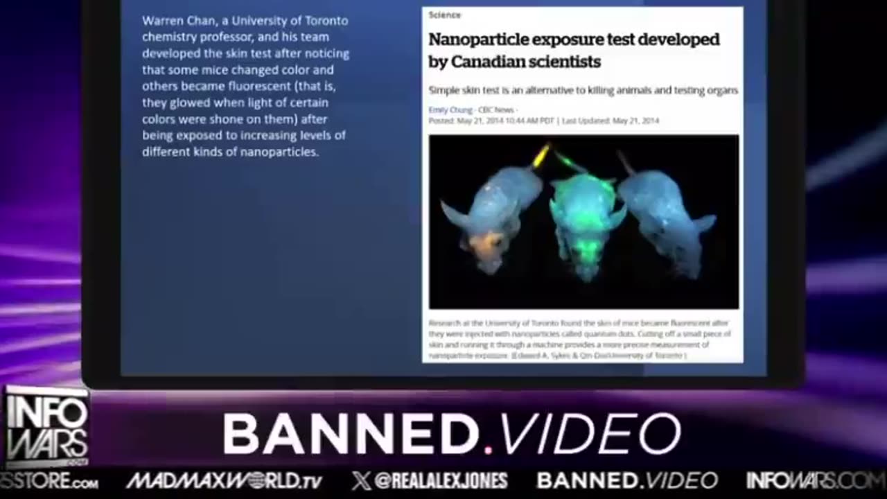 The covid vaccine is fluorescent, new evidence