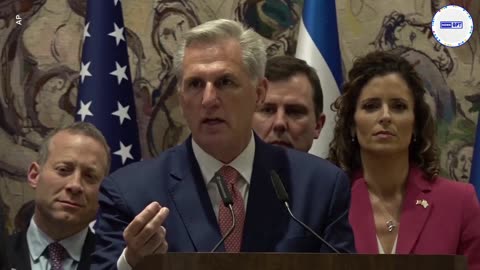 McCarthy responds to Russian reporter's question on future Ukraine aid