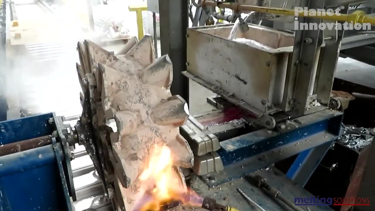 Amazing Aluminum Metal Melting Technology - Most Modern Aluminum Extrusion Line