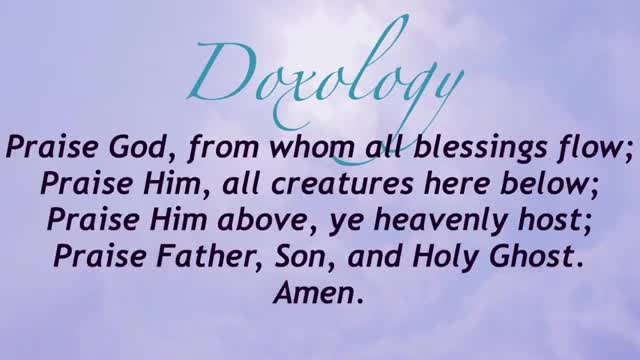 DOXOLOGY