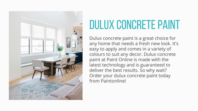 Dulux Concrete Paint - Paintonline