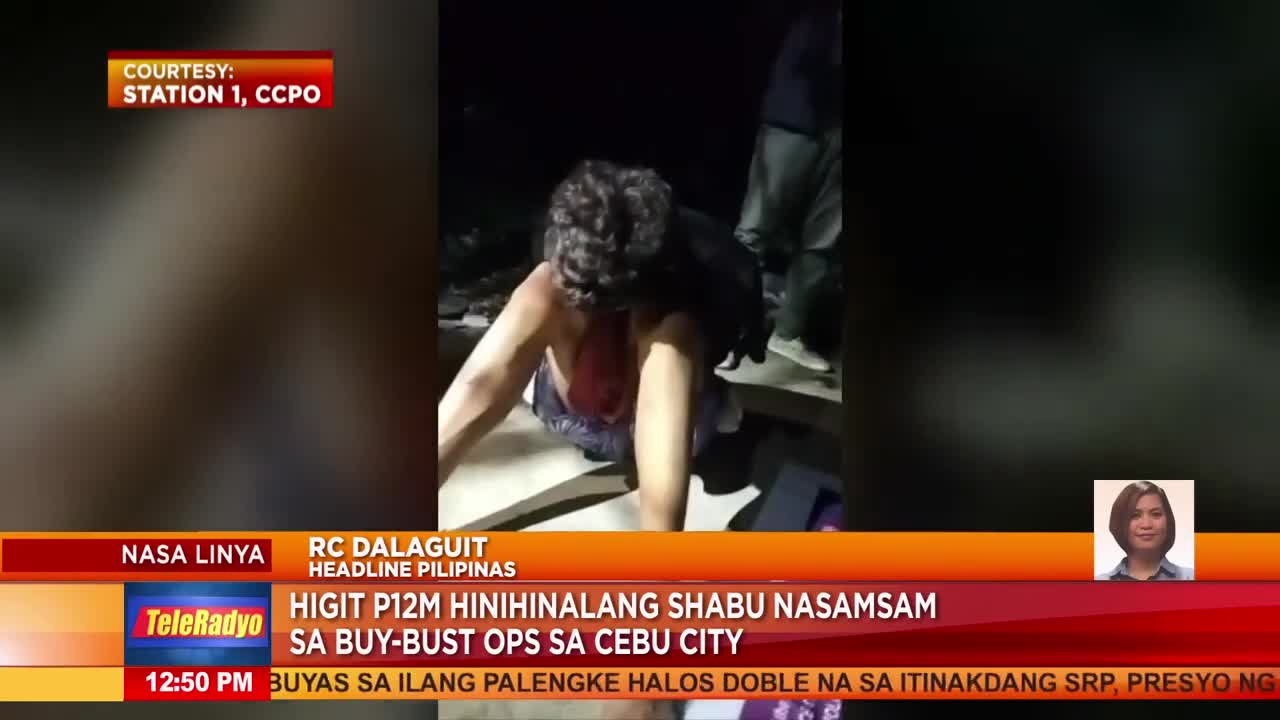 P12 milyong halaga ng 'shabu' nasabat sa buy-bust ops sa Cebu | Headline Pilipinas