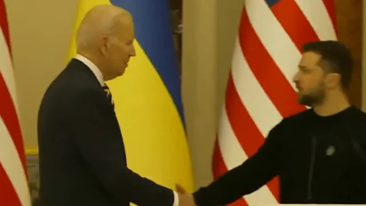 U.S. with Ukraine "for as long as it takes," Biden says in Kyiv