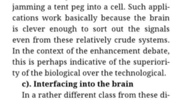 HUMAN ENHANCEMENT - Ethical Reflections on Emerging Nanobio-technologies Report