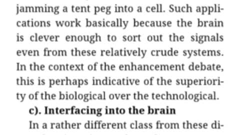 HUMAN ENHANCEMENT - Ethical Reflections on Emerging Nanobio-technologies Report