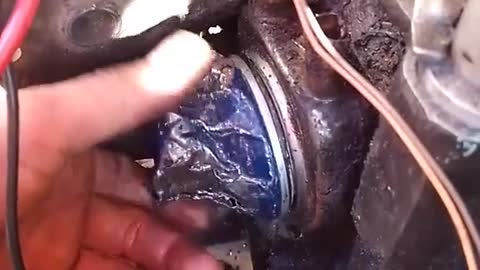 Damage of machine filter fittings