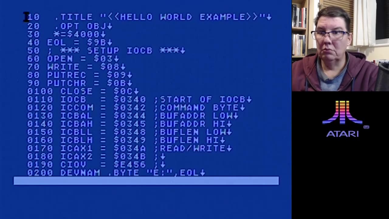 Atari MEDIT Editor for Assembler Language
