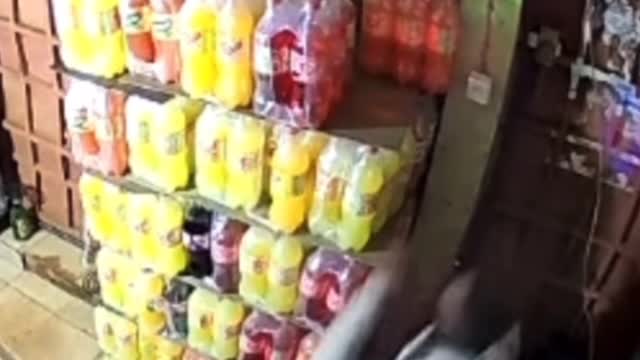 CAUGHT SOFTDRINKS THIEVES