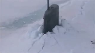 Russian Helicopter Detected US Submarine On The North Pole